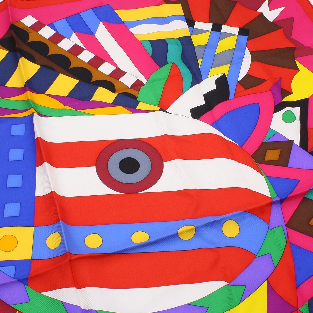 宅配便送料無料 X1927 未使用!! エルメス カレ90 馬のパーティー