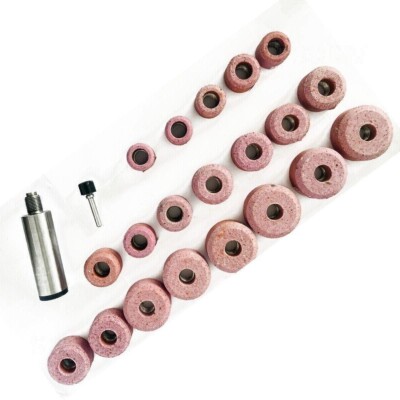 Valve Seat Pink Grinding Wheels Set 20 Pcs Sioux Stone Holder Star Drive 11/16''