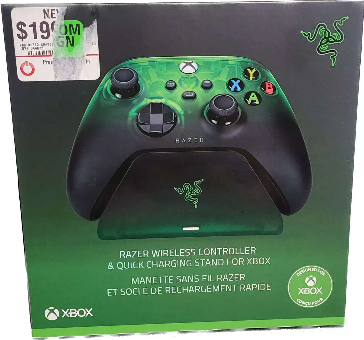 Razer Xbox One X/S Wireless Controller w/Rapid Charger *New/Factory Sealed*