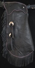 Custom Made Leather Kid's Chinks/Pink Kid's Chaps/Made in USA