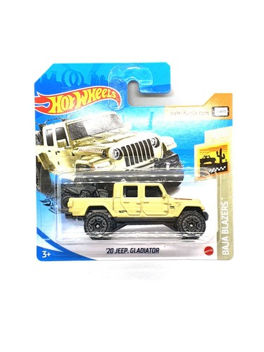 Hot Wheels Tan 2020 Jeep Gladiator Rubicon Kids Diecast Toy Car Baja Blazers - Picture 3 of 7