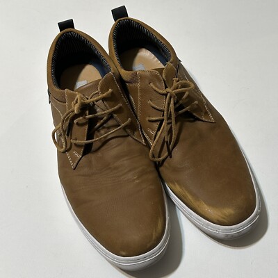 Steve Madden Instax Brown Oxford Shoe Lace Up Casual Sneaker Mens Size 13 Preppy