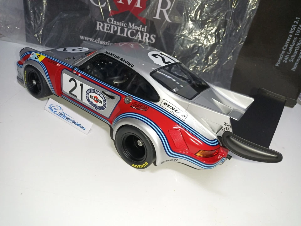 PORSCHE CARRERA RSR TURBO 2.1 MARTINI RACING Nº21 24h LE MANS 1974 CMR12023 1:12 - Imagen 4 de 4