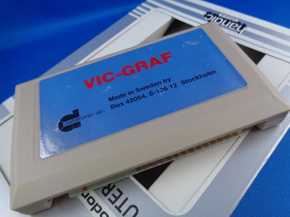 COMMODORE VC-20 / VIC-20 -- VIC-GRAF (DATATRONIC - CARTRIDGE) - Bild 2 von 4