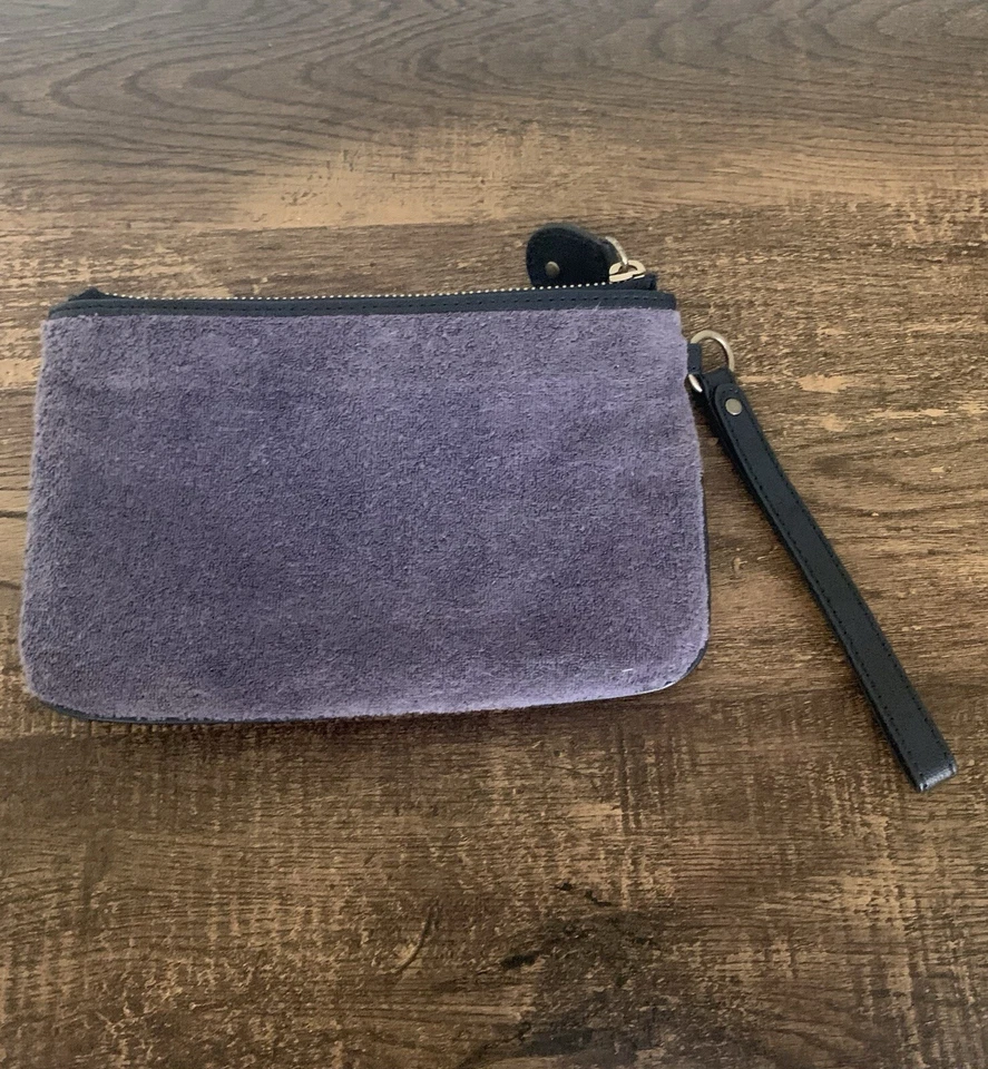 Muñequera bolsa terciopelo púrpura estrás Y2K Juicy Couture Foto 3 de 4