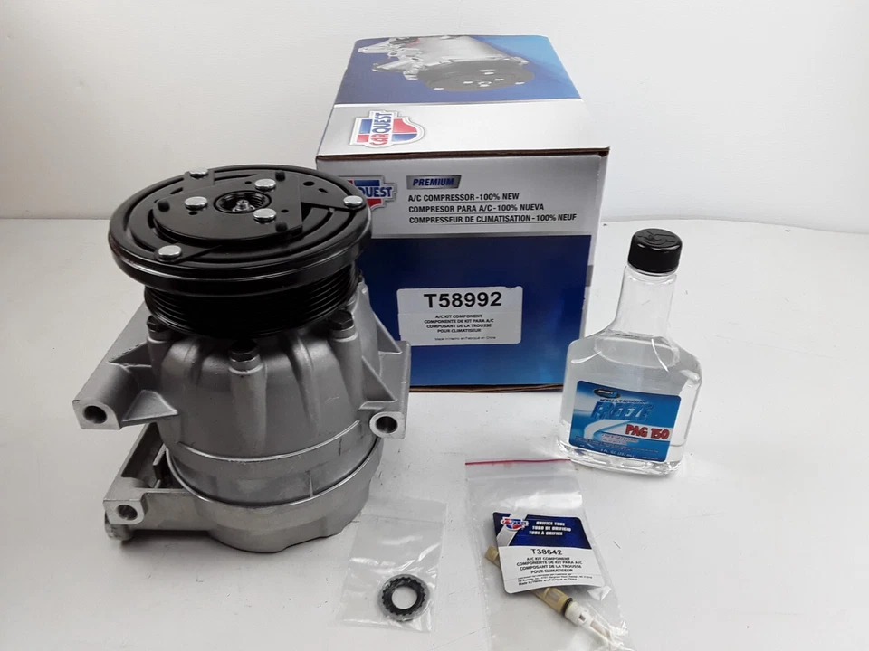 Compresor de aire acondicionado para Chevrolet, Oldsmobile, Buick 1997 1998 1999-2005 3,1 L 3,4 L Foto 2 de 4