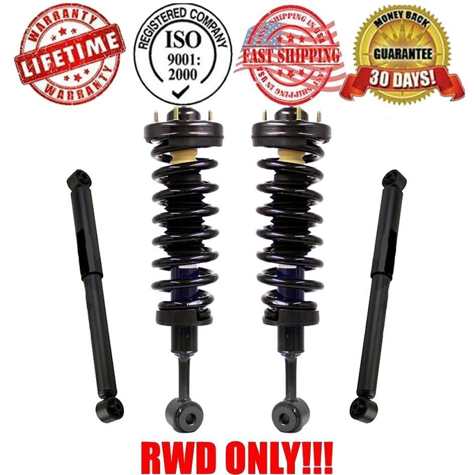 APM Front Struts & Rear Shocks Kit – Ford F150 04-08, Lincoln Mark LT 06-08 RWD, Lifetime Warranty - View #2