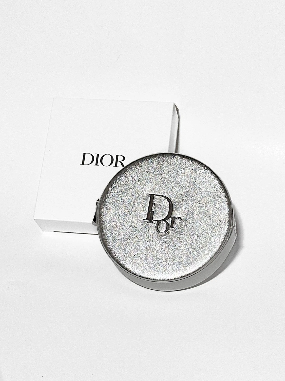 Sac pochette ronde / sac à main Dior   Argent