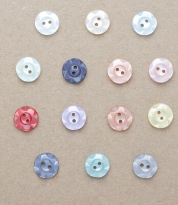 Fruchtgummi Babyknöpfe verschiedene Farben und Größen wählbar gestrickt, Babykleidung