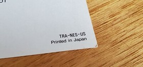 Scheda di registrazione Tradewest Trade West Nintendo NES TRA-NES-US Battletoads PULITA