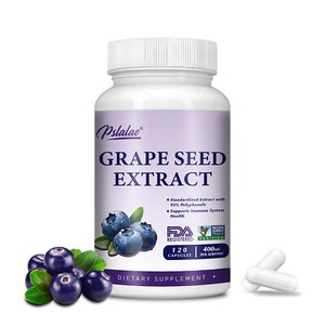 Extrait de graines de raisins - Max Résistance 95% Polyphénols Antioxydant, Santé cardiaque