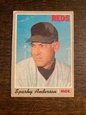 1970 OPC O-Pee-Chee #181 Sparky Anderson Cincinnati Reds