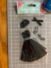 Jolees Little Black Dress Scrapbook Stickers SPJBLG368 gloves, heels, purse