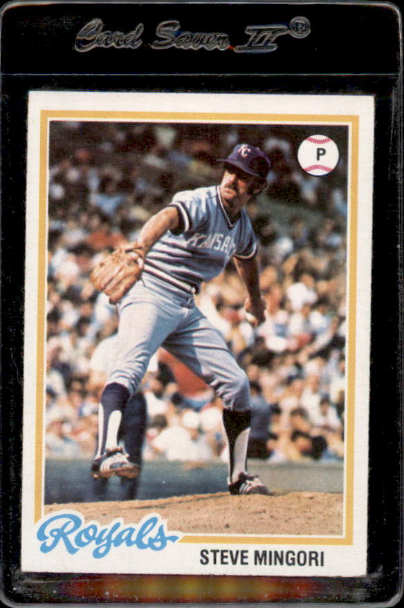 1978 Topps #696 Steve Mingori Kansas City Royals - Nice Card