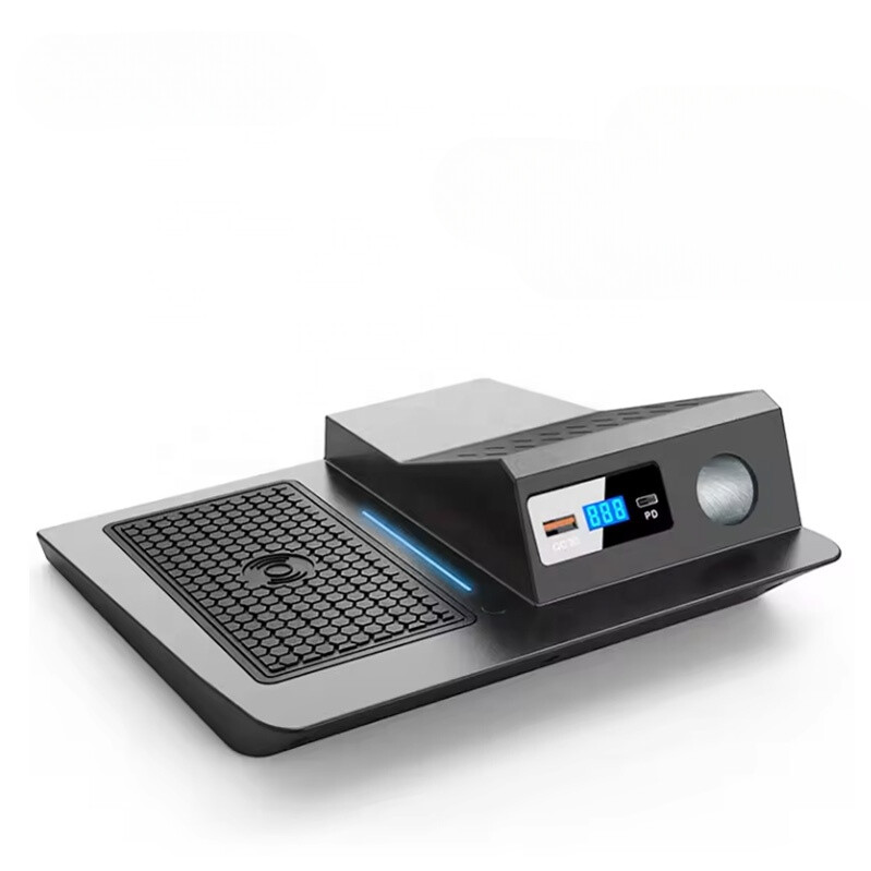 Wireless Charger For VW Passat With 15W QC 3.0 USB Car Phone Charging Pads-image