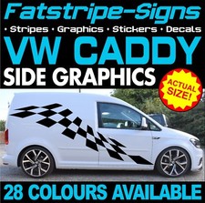 to fit VOLKSWAGEN CADDY GRAPHICS STICKERS STRIPES DECALS DAY VAN HIGHLINE R LINE