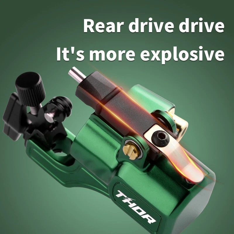 Máquina de tatuaje giratoria de potencia fuerte pistola de tatuaje con motor sin escobillas de 4,5 mm Foto 4 de 4