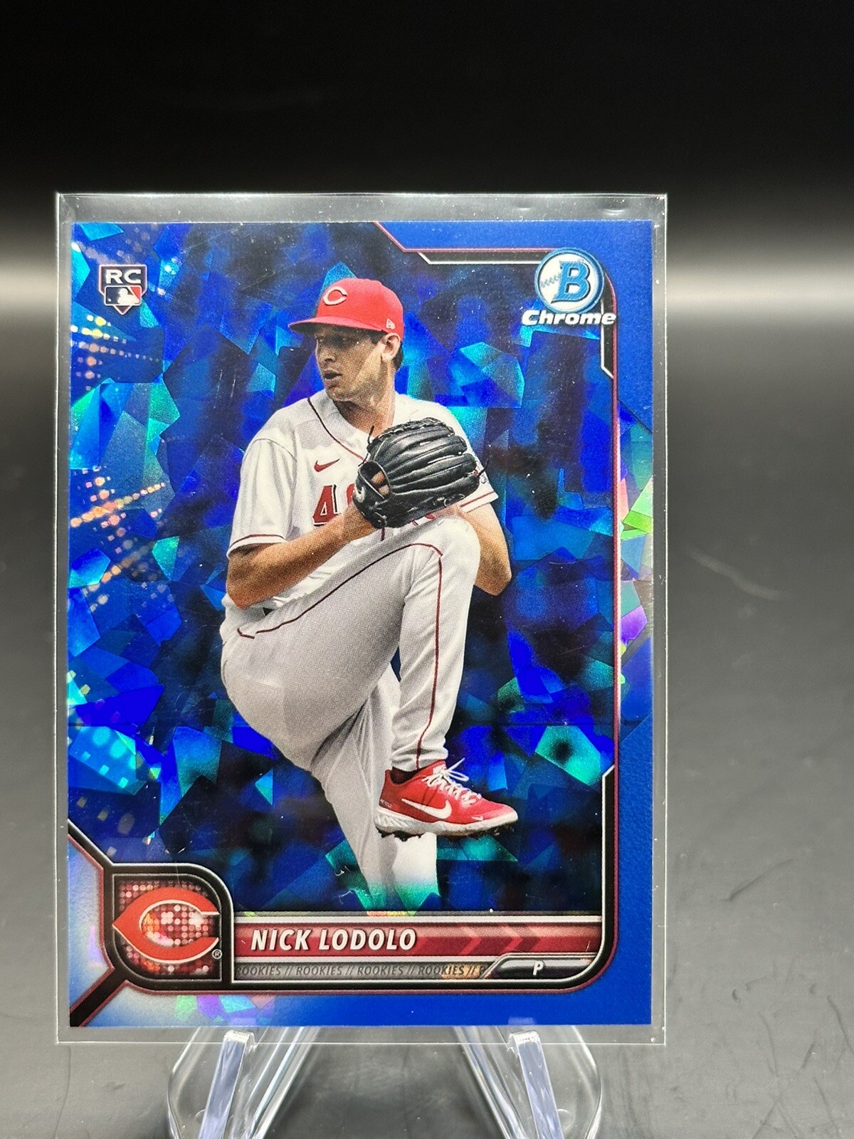 2022 Bowman Chrome Sapphire Nick Lodolo RC Rookie Card Cincinnati Reds #27
