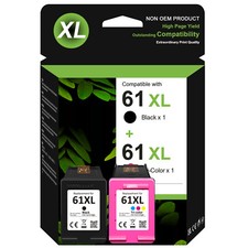 61XL 61 XL Black Color Ink Cartridge for HP ENVY 4500 5530 5535 DeskJet 2545 lot