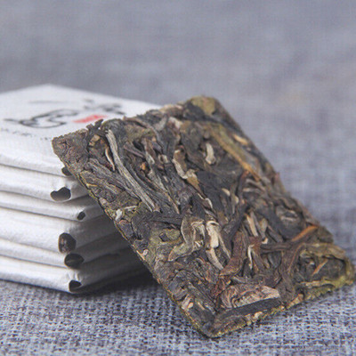 500g  Spring Ancient  Green Tea Small Icelandic Square Brick Pu-erh Cha Tea