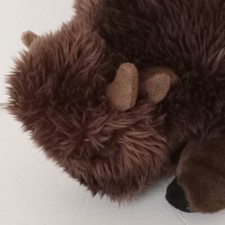 Buffalo Bison Plush Realistic Stuffed Animal Toy K M International 2010