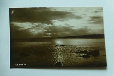 Q433 EVENTIDE Echtfoto MEERBLICK POSTKARTE 1907