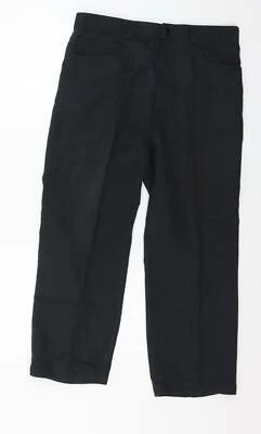 primo Mens Grey Polyester Blend Trousers Size W34 L24 - Image 1 of 4