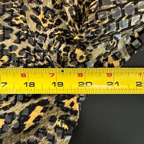 Valentina Jacket Women's M Green Yellow Animal Print Sequin Long Sleeve Full Zip - Picture 6 of 8
