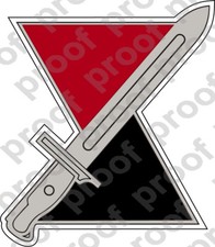 STICKER US ARMY UNIT 7TH INFANTRY DIVISION
