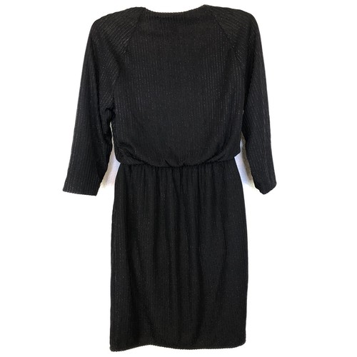 GUESS Metallic Wrap Black Dress Tulip Skirt Small - Picture 9 of 12