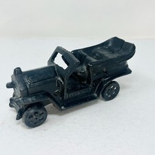 Vintage Black Cast Iron Car Toy  Ford 1905 Model B Touring Antique Model A T