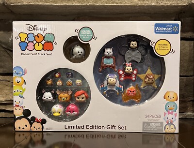 Disney Tsum Tsum Walmart Exclusive Limited Edition Set Black