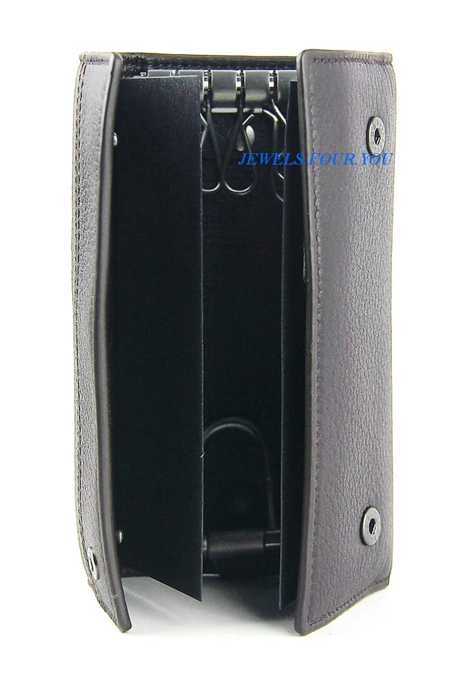 MONTBLANC SUAVE TOFFEE CUERO GAMA LLAVE ESTUCHE CARTERA ANILLO 103698 NUEVO ITALIA Foto 3 de 4