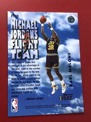 1993-94 Upper Deck Michael Jordan's Flight Team Karl Malone #FT13