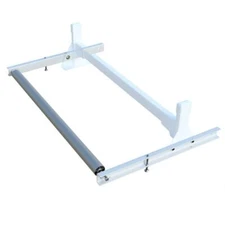 White Vantech H1 57" Roller System with 24" Long Extension Plate