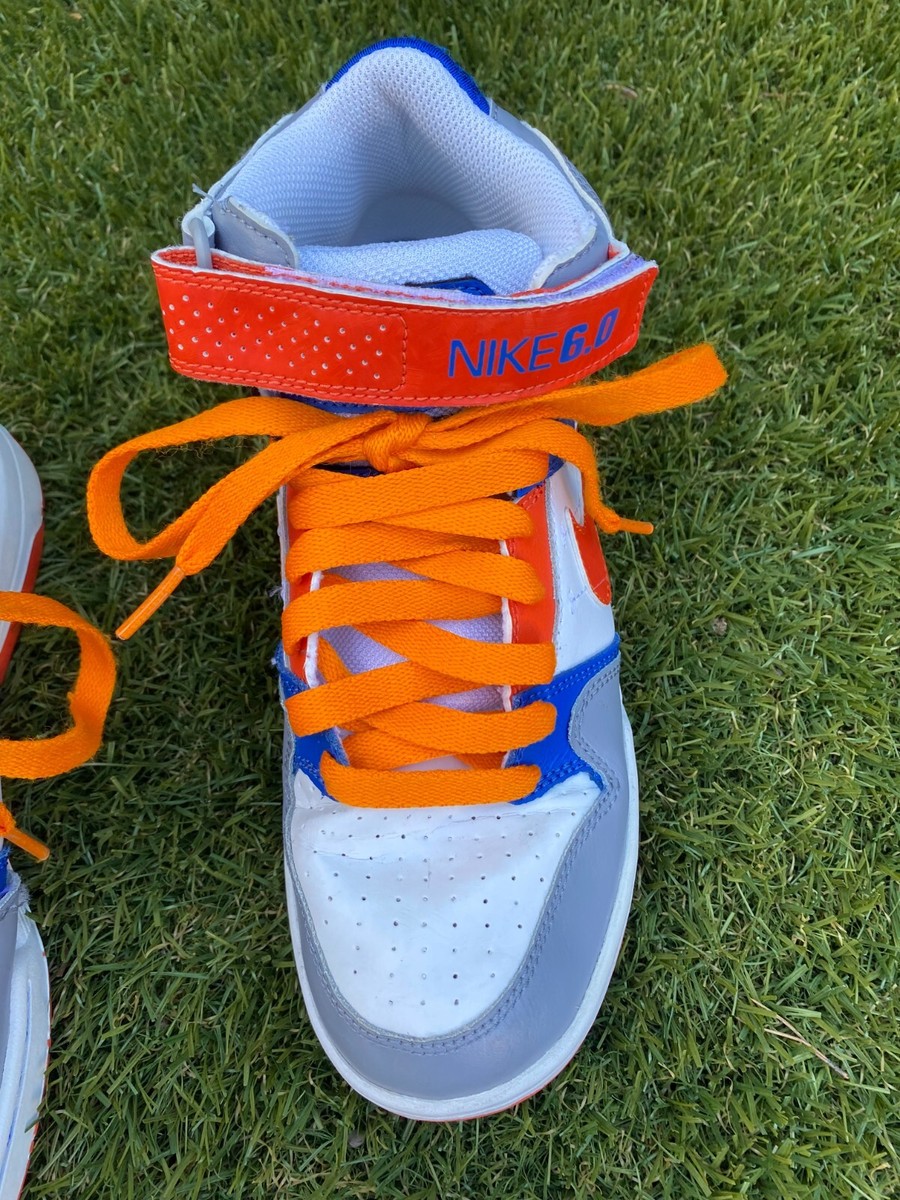 NIKE MOGAN MID 2 Jr 407716 002 Skate Shoes 6.0 High Top White