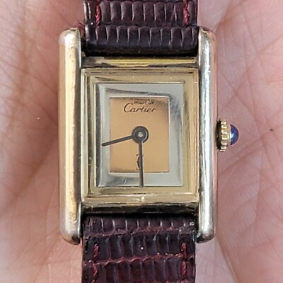 CARTIER Must De Cartier Vermeil Gold 