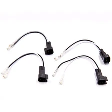 4x Front-Rear Door Speaker Harness Adapters for 1999-2014 Ford F-150