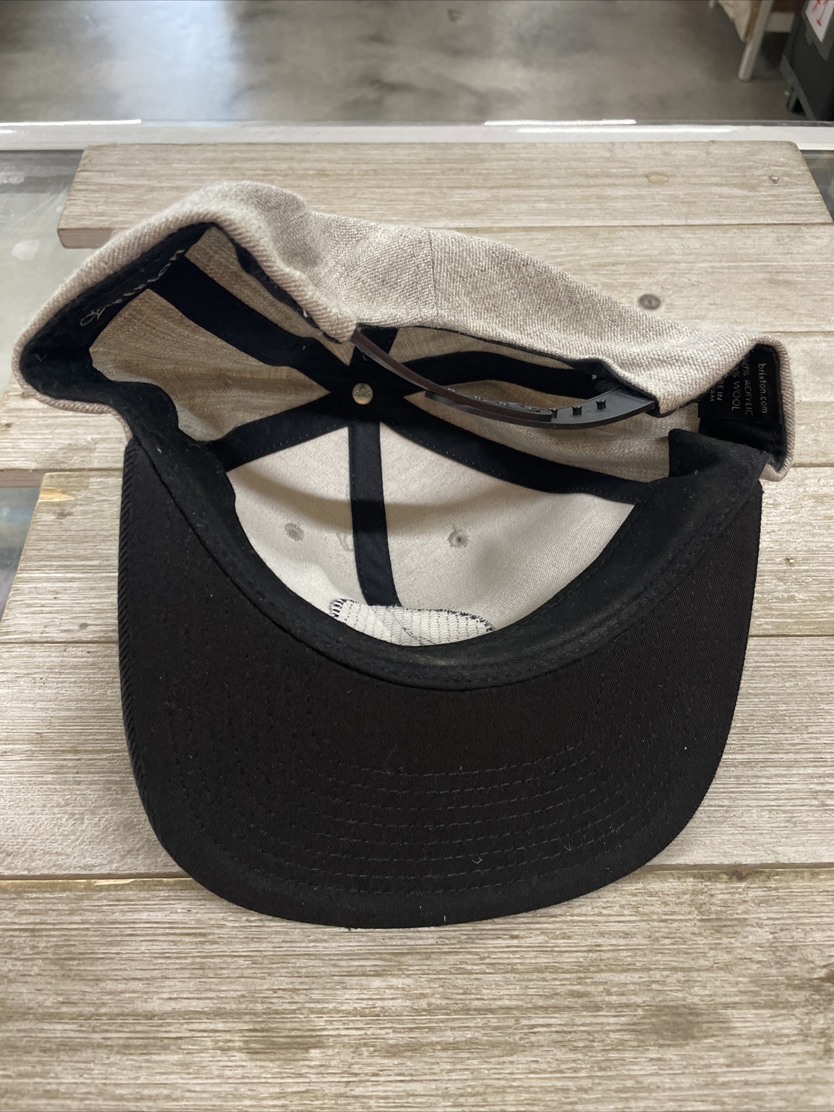 Gray Brixton Supply Snapback Hat Adjustable - image 3