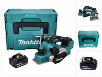 Makita Dkp 181 T1J Hobel Falzhobel 82 Mm 18 V Brushless + 1X Akku 5 Ah + Makpac