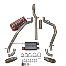 Dual Exhaust Kit Flowmaster Super 44 Fits 14-19 Chevrolet Silverado GMC Sierra