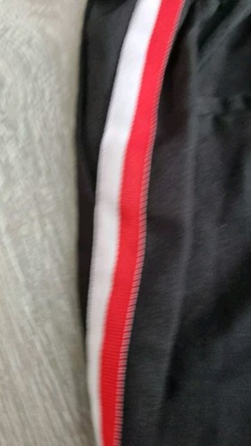 NEW LOOK Tracksuit Style Trousers With Side Stripes Size 8 Cuffed - Picture 6 of 7