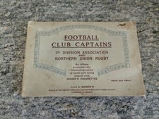 FOOTBALL CLUB CAPTAINS 1934-35 COMPLETE Figure Album Ed. Original English