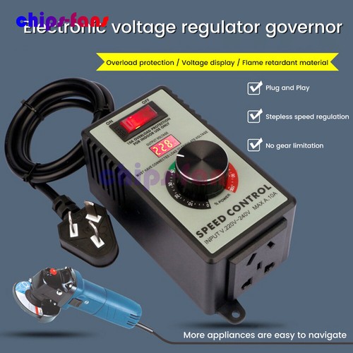 4000W Electronic Voltage Regulator Stepless AC Motor Speed Controller 110V/220V - Picture 3 of 27