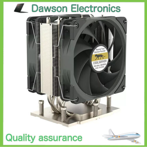 AMD EPYC 9004 CPU 4U Cooler SP5 Fans 6 tubes Nickel plating on copper sp5 - 第 1/3 張圖片