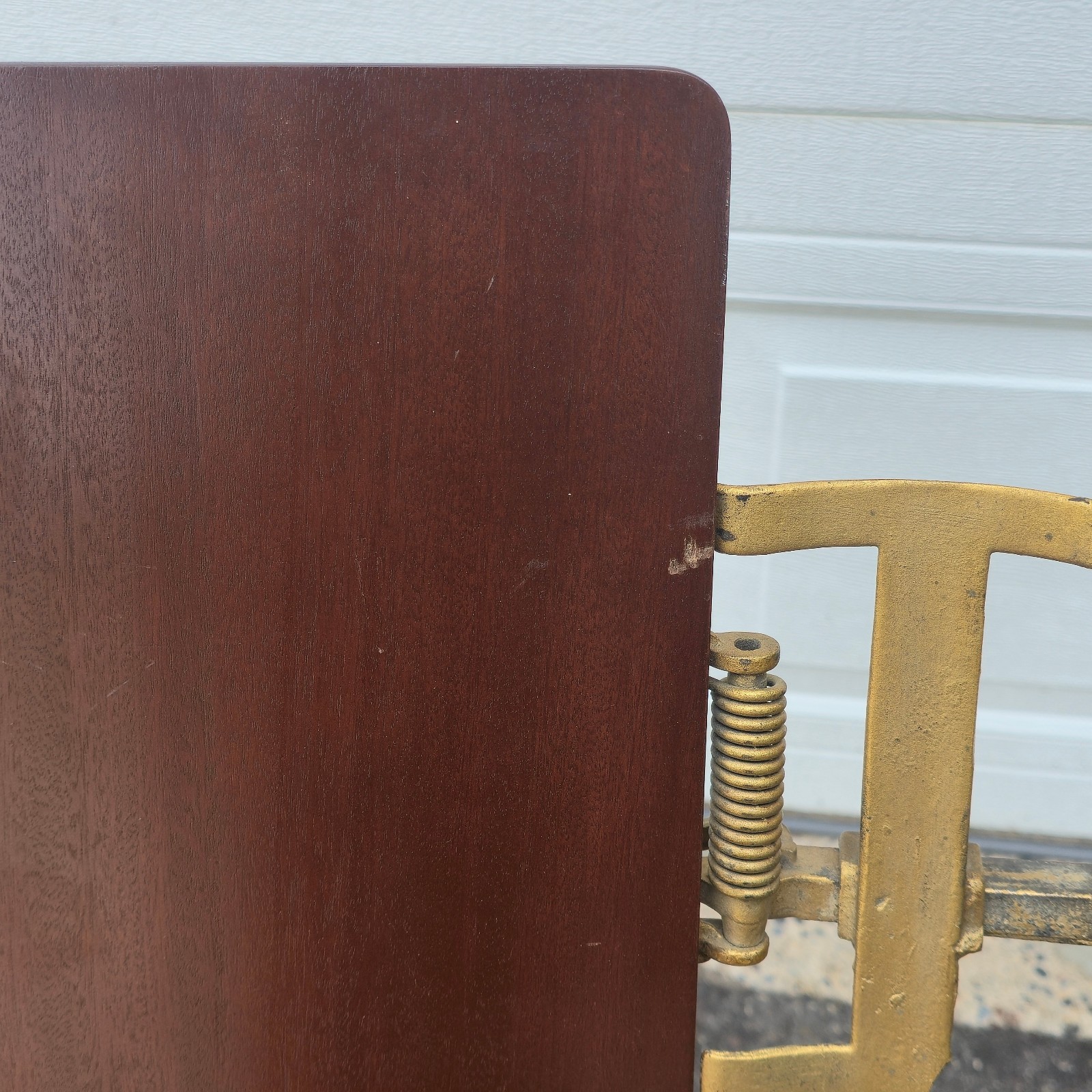 Antique Giffen & Giffen Chicago Brass & Wood Bible Book Music Stand