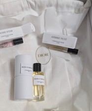 DIOR Bois D'Argent 10ml - Ambre Nuit 1.2ml - Rose Star 1.2ml - confezione regalo