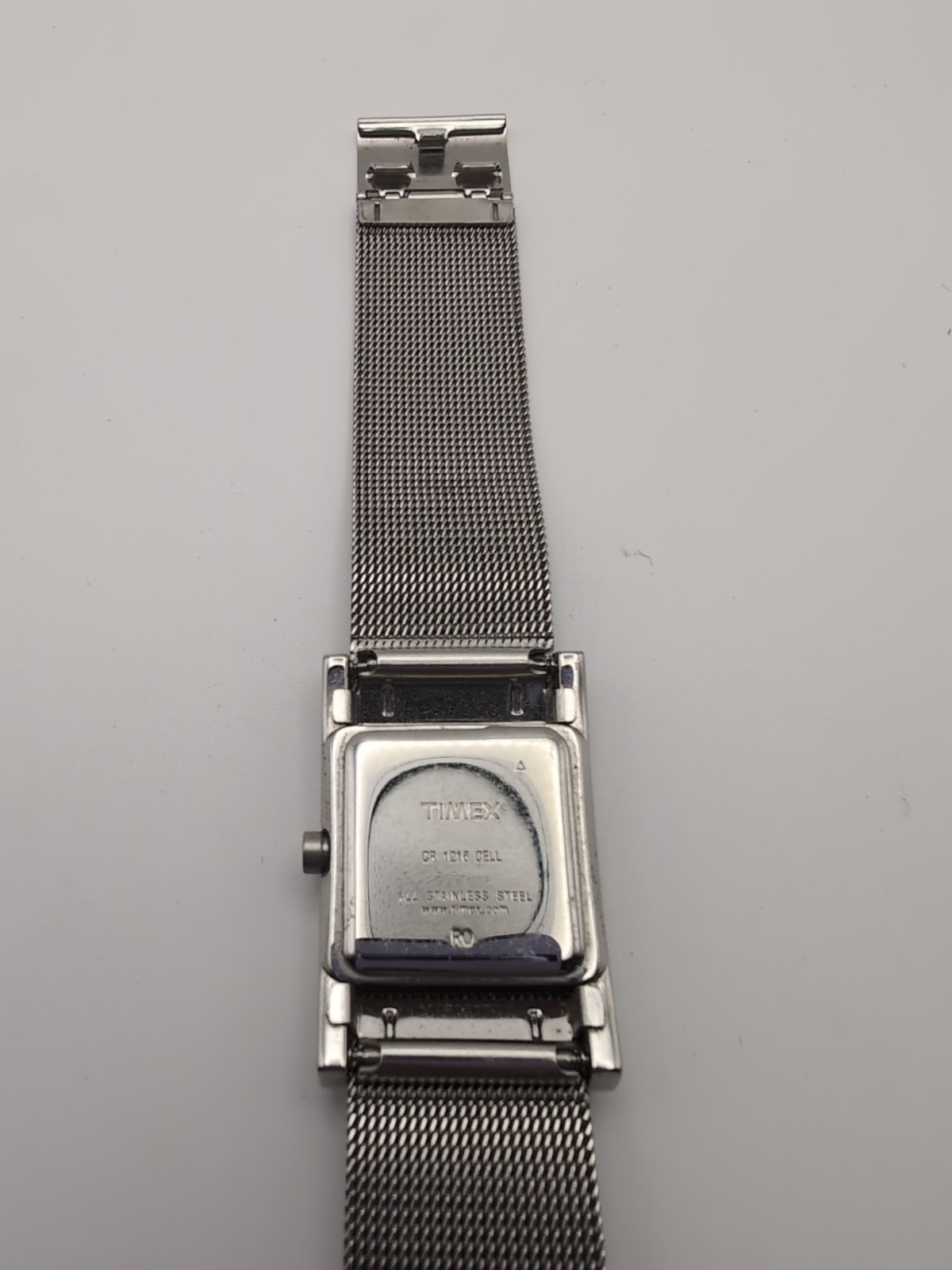 Timex Analog Watch Rectangular Black Face Silver … - image 5