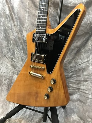 Epiphone Explorer Mod Used Korina Body Rosewood Fingerboard Natural w/Hard Case