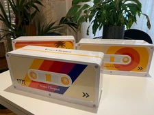 VEUVE CLICQUOT Retro Cassette Metal Box Limited Edition Champagne 